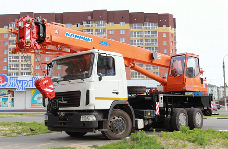 Продажа автокрана Клинцы КС-55713-6К-2 грузоподъемностью 25 тонн в г. Армавир